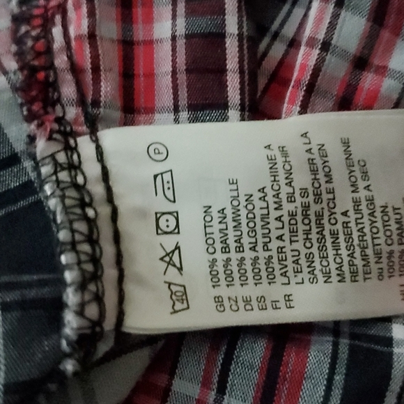 EUC H&M Plaid Button Up Shirt, New w/o Tags - Picture 4 of 7